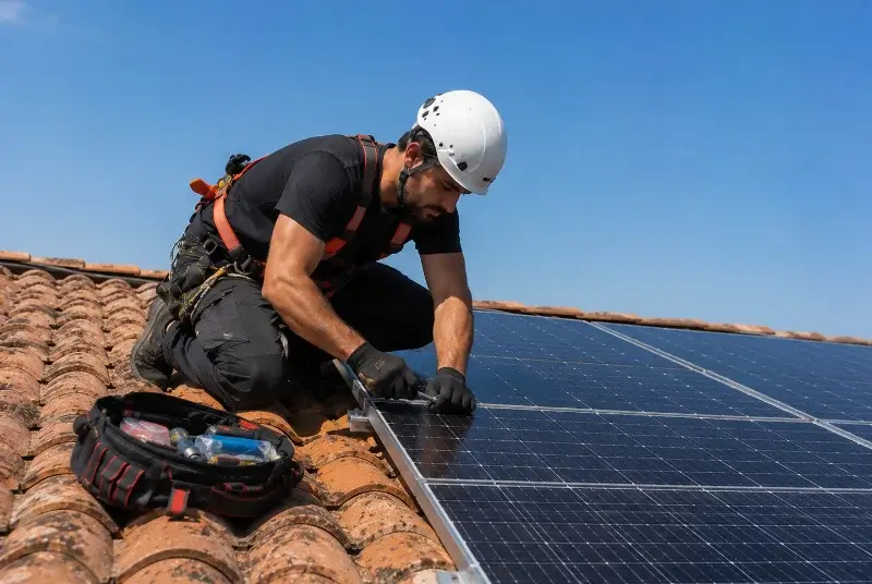Maintenance et monitoring de panneaux solaires à Lagarde-d'Apt