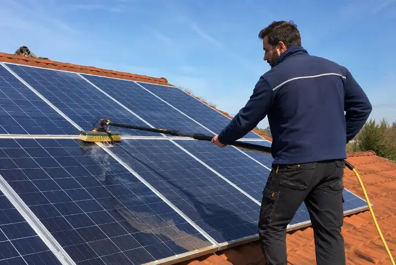 Nettoyage et entretien de panneaux solaires à Lagarde-d'Apt